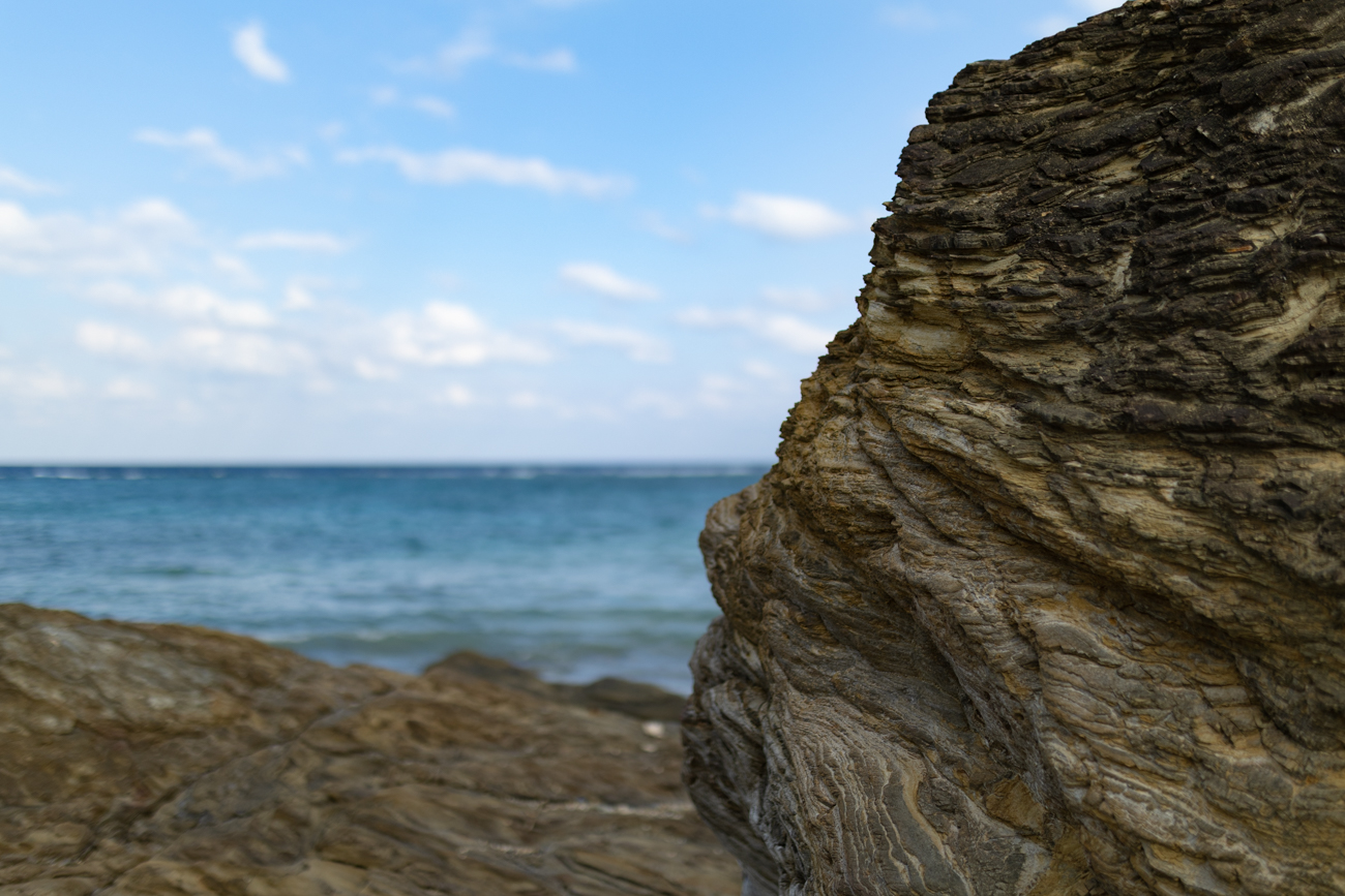 千枚岩と海岸美